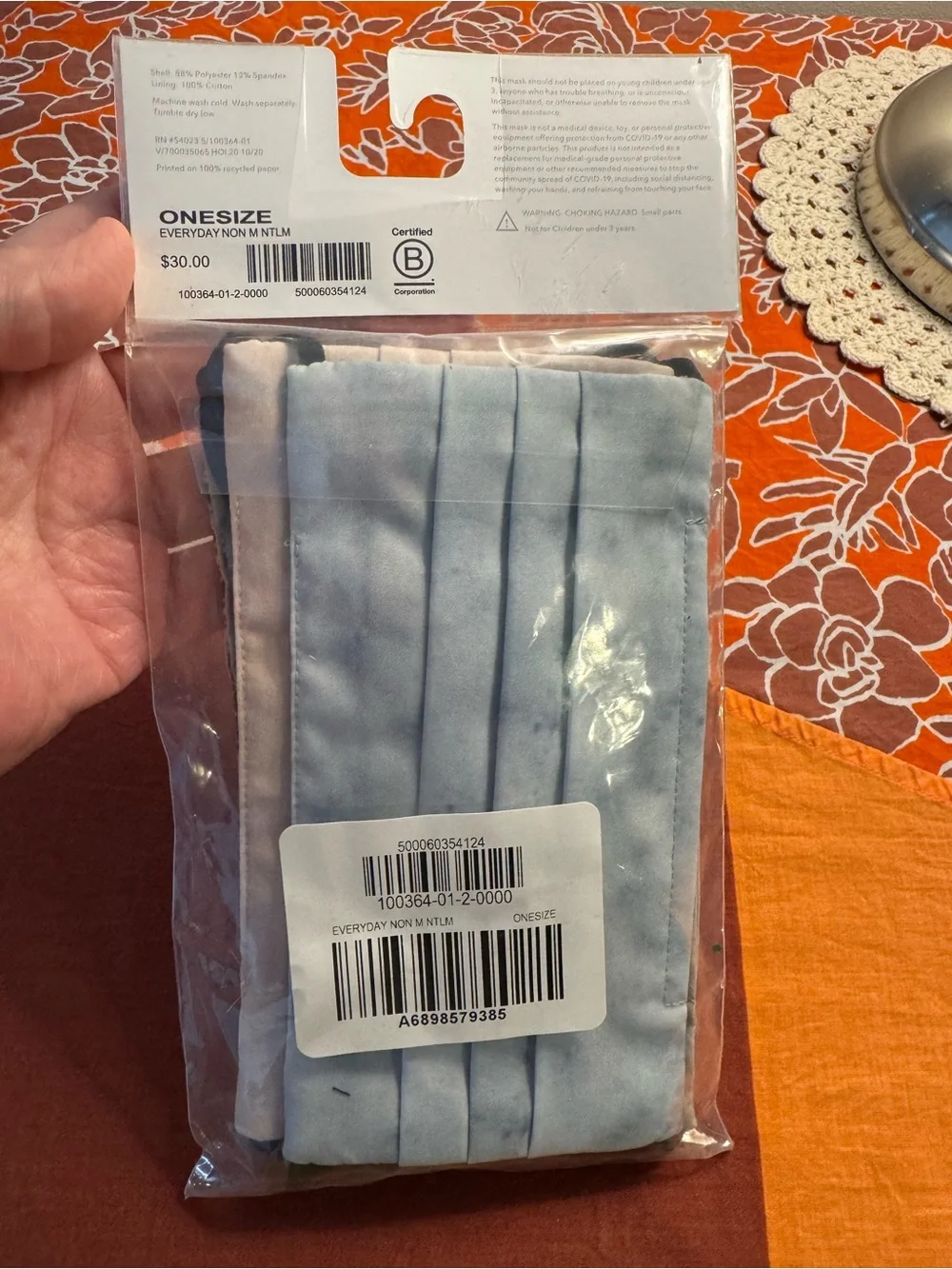 Athleta lot of 5 everyday masks